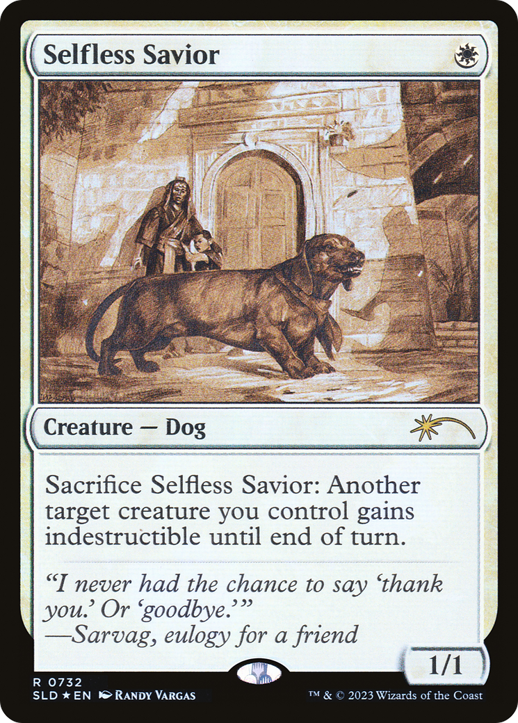 Selfless Savior (Sketch) [Secret Lair Drop Promos] | Gear Gaming Fayetteville