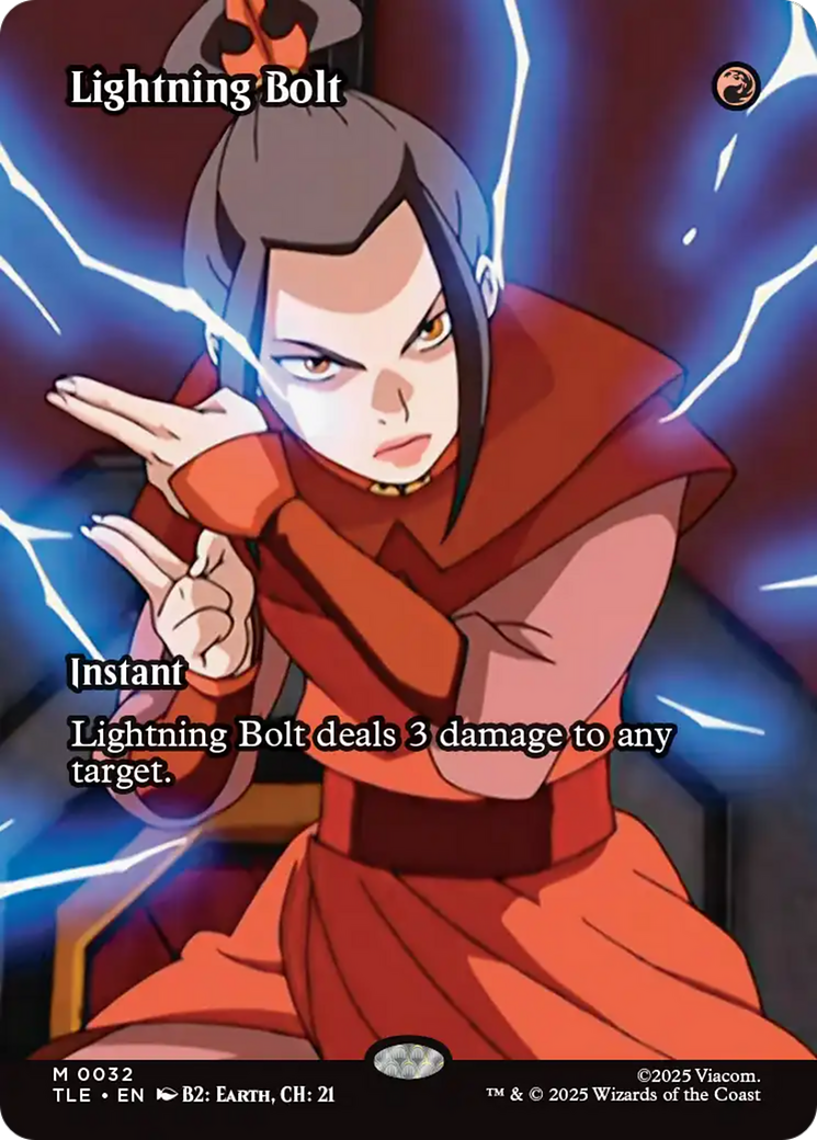 Lightning Bolt (Borderless) [Avatar: The Last Airbender: Eternal-Legal] | Gear Gaming Fayetteville