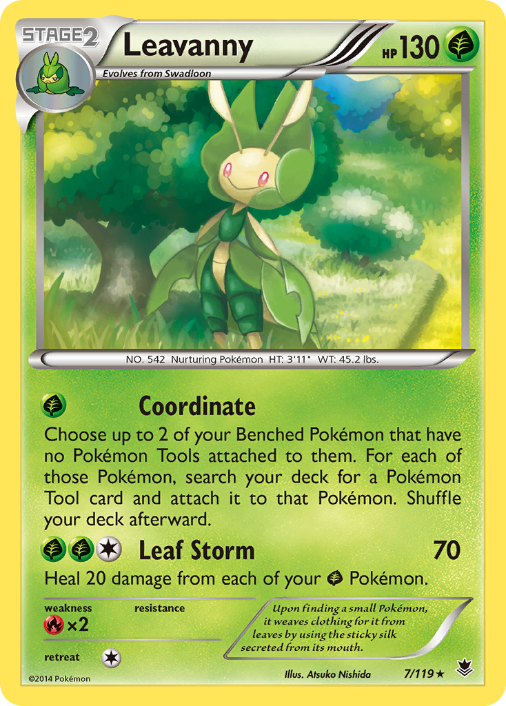 Leavanny (7/119) [XY: Phantom Forces] | Gear Gaming Fayetteville