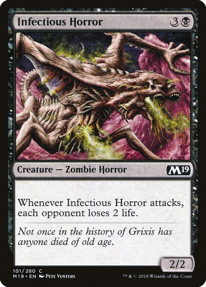 Infectious Horror [Core Set 2019] | Gear Gaming Fayetteville