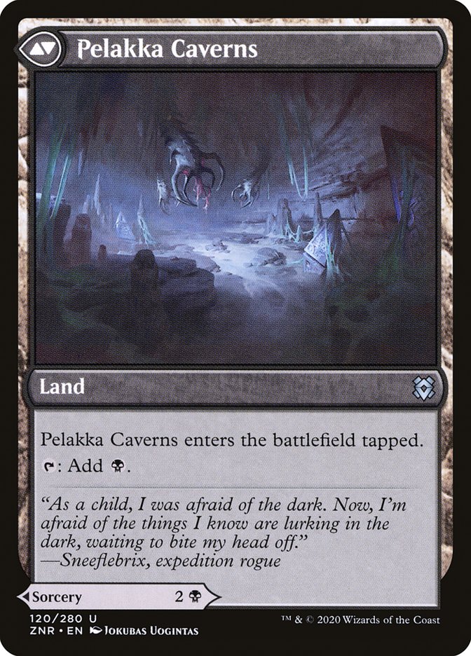 Pelakka Predation // Pelakka Caverns [Zendikar Rising] | Gear Gaming Fayetteville