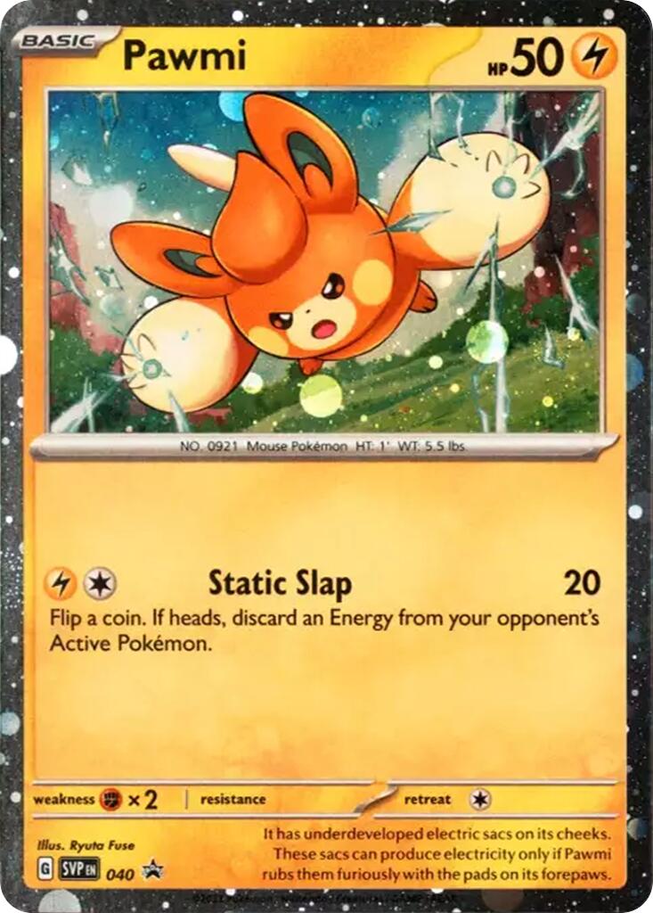 Pawmi (040) (Cosmos Holo) [Scarlet & Violet: Black Star Promos] | Gear Gaming Fayetteville