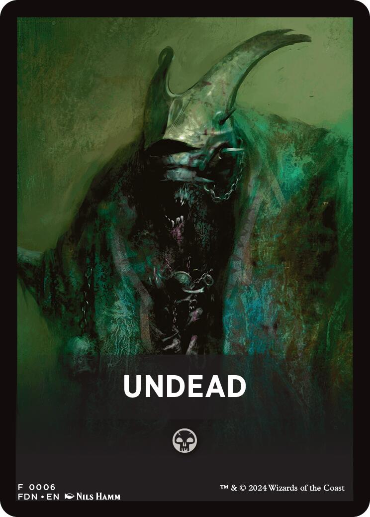 Undead Theme Card [Foundations Tokens] | Gear Gaming Fayetteville