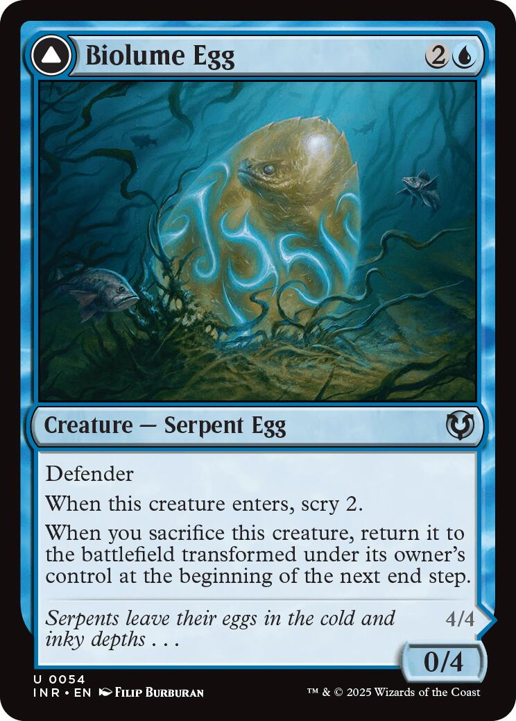 Biolume Egg // Biolume Serpent [Innistrad Remastered] | Gear Gaming Fayetteville