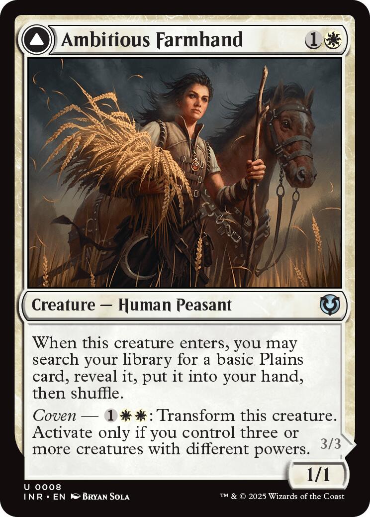 Ambitious Farmhand // Seasoned Cathar [Innistrad Remastered] | Gear Gaming Fayetteville