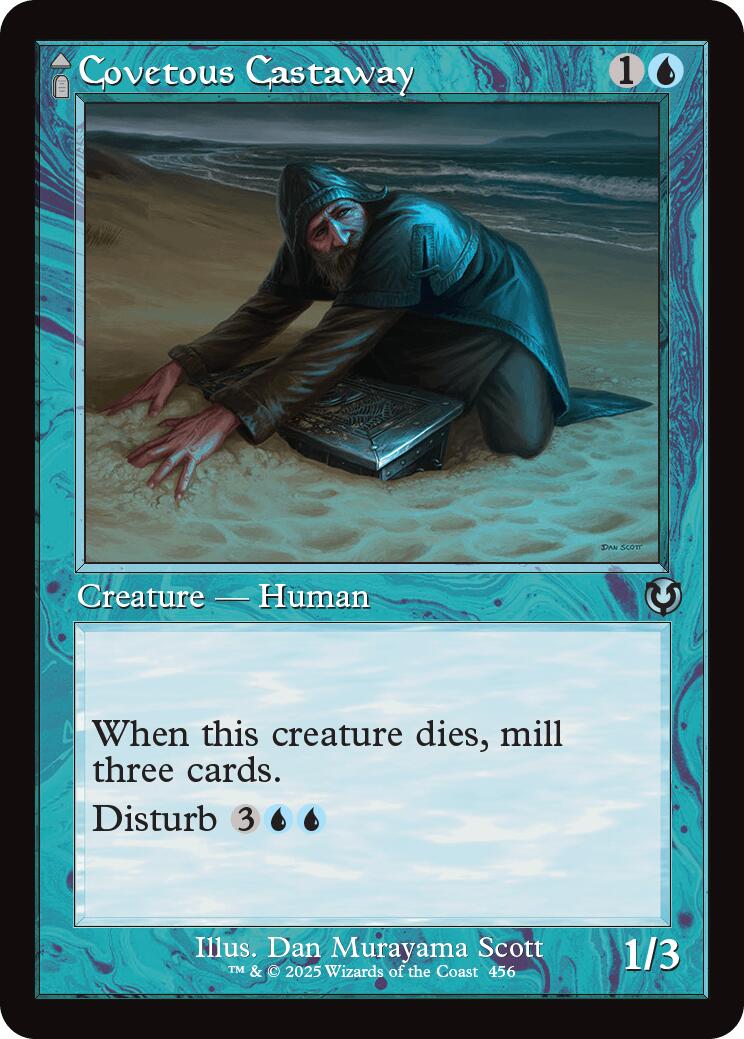 Covetous Castaway // Ghostly Castigator (Retro Frame) [Innistrad Remastered] | Gear Gaming Fayetteville