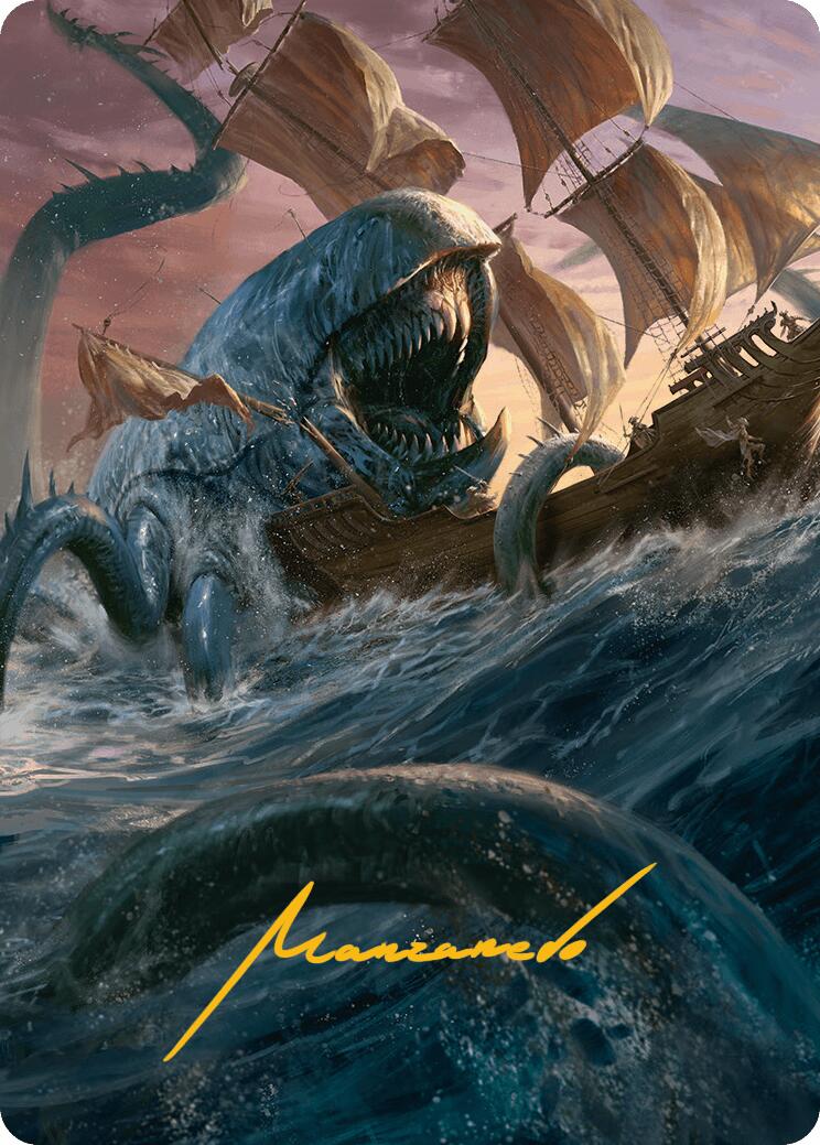 Hullbreaker Horror Art Card (Gold-Stamped Signature) [Innistrad Remastered Art Series] | Gear Gaming Fayetteville