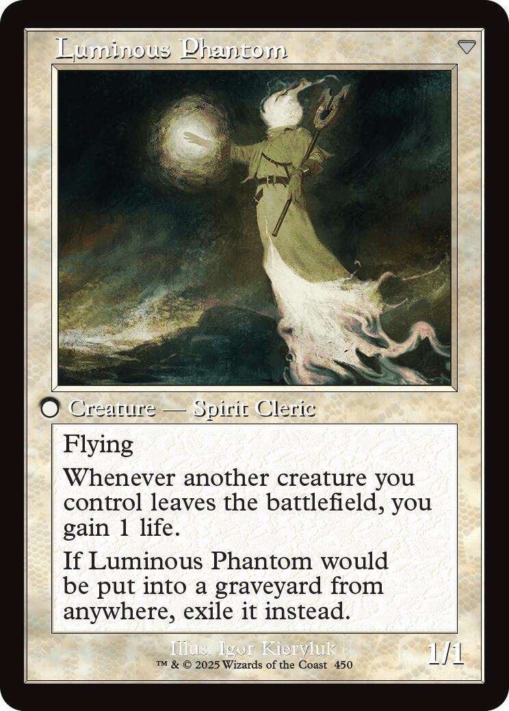 Lunarch Veteran // Luminous Phantom (Retro Frame) [Innistrad Remastered] | Gear Gaming Fayetteville