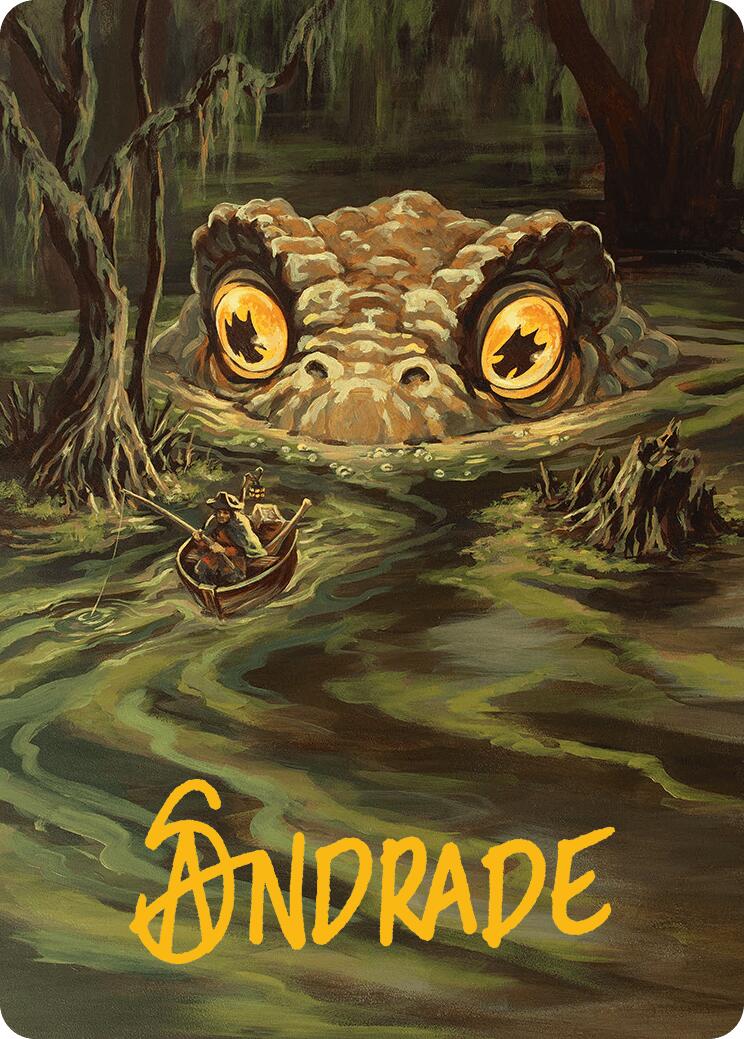 The Gitrog Monster Art Card (Gold-Stamped Signature) [Innistrad Remastered Art Series] | Gear Gaming Fayetteville