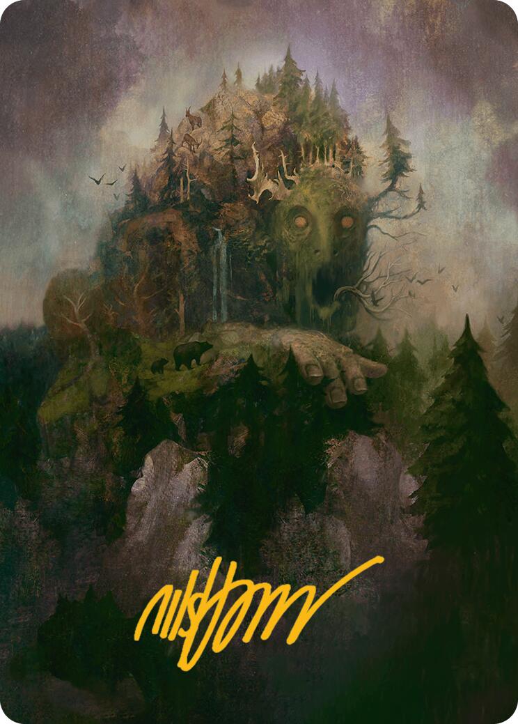 Cultivator Colossus Art Card (Gold-Stamped Signature) [Innistrad Remastered Art Series] | Gear Gaming Fayetteville