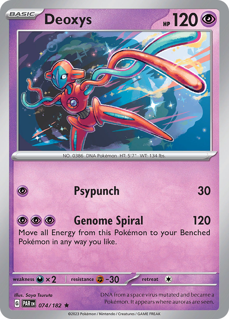 Deoxys (074/182) [Scarlet & Violet: Paradox Rift] | Gear Gaming Fayetteville