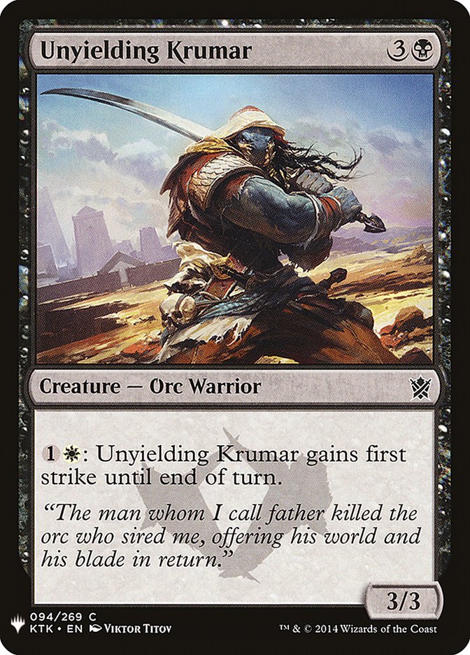 Unyielding Krumar [Mystery Booster] | Gear Gaming Fayetteville