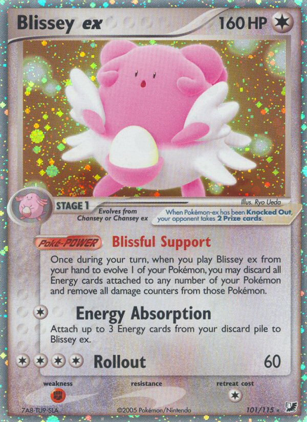 Blissey ex (101/115) [EX: Unseen Forces] | Gear Gaming Fayetteville