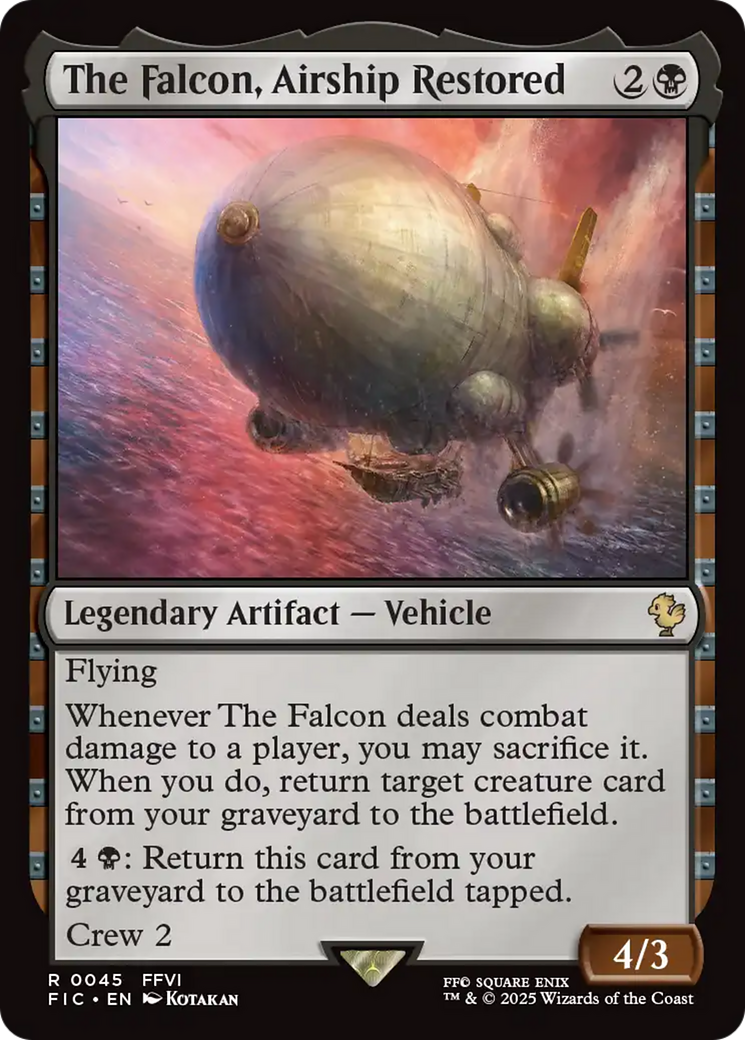 The Falcon, Airship Restored [FINAL FANTASY Commander] | Gear Gaming Fayetteville