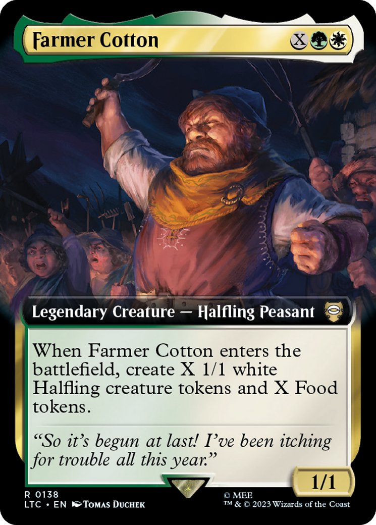 Farmer Cotton (Extended Art) [The Lord of the Rings: Tales of Middle-Earth Commander] | Gear Gaming Fayetteville