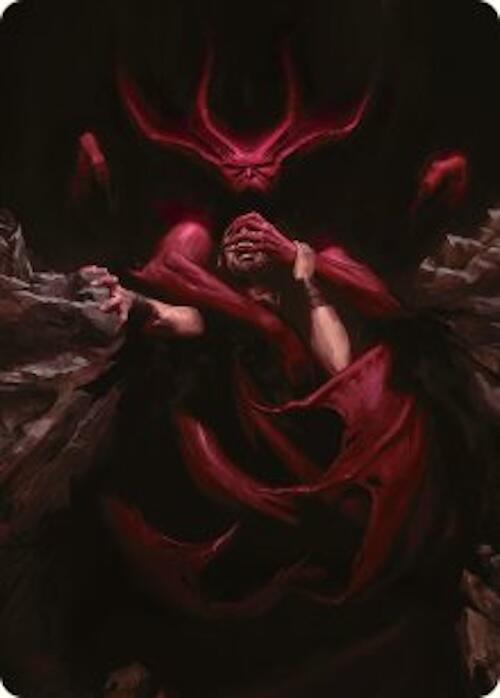 Infernal Grasp Art Card [Innistrad Remastered Art Series] | Gear Gaming Fayetteville