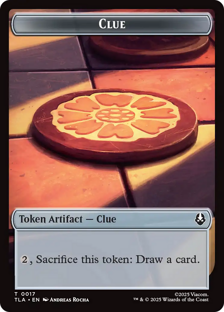 Monk // Clue (0017) Double-Sided Token [Avatar: The Last Airbender Tokens] | Gear Gaming Fayetteville