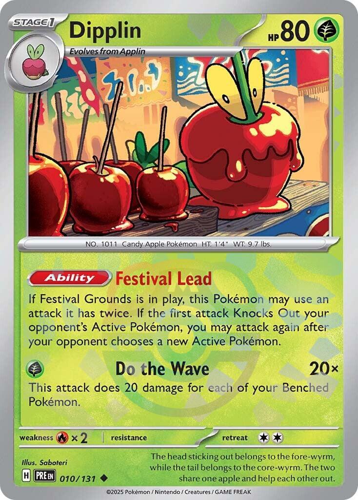 Dipplin (010/131) (Master Ball Pattern) [Scarlet & Violet: Prismatic Evolutions] | Gear Gaming Fayetteville