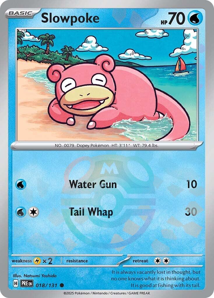 Slowpoke (018/131) (Master Ball Pattern) [Scarlet & Violet: Prismatic Evolutions] | Gear Gaming Fayetteville