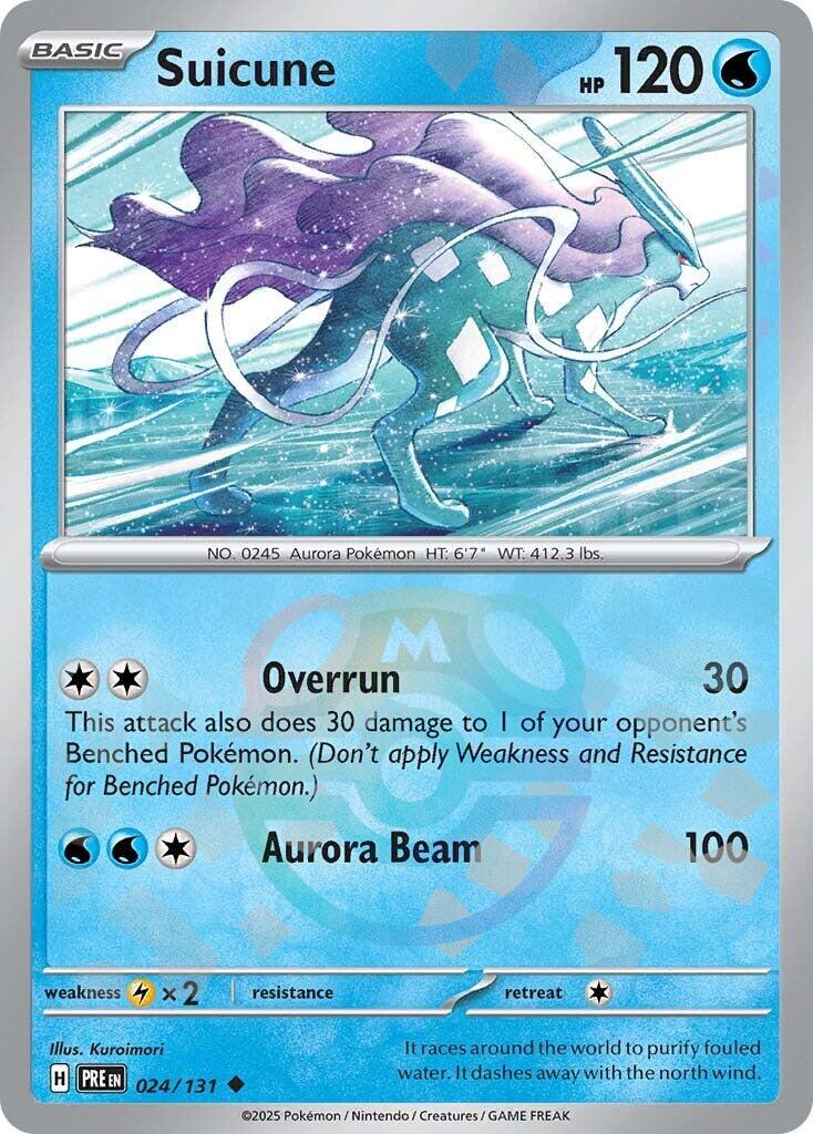 Suicune (024/131) (Master Ball Pattern) [Scarlet & Violet: Prismatic Evolutions] | Gear Gaming Fayetteville