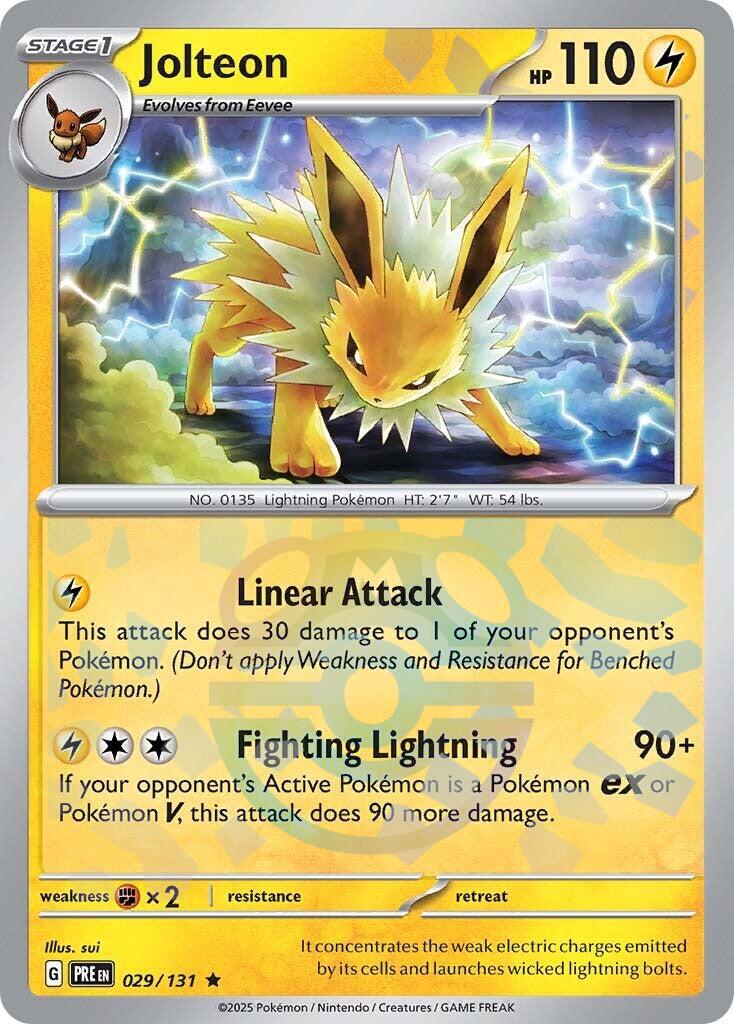 Jolteon (029/131) (Master Ball Pattern) [Scarlet & Violet: Prismatic Evolutions] | Gear Gaming Fayetteville