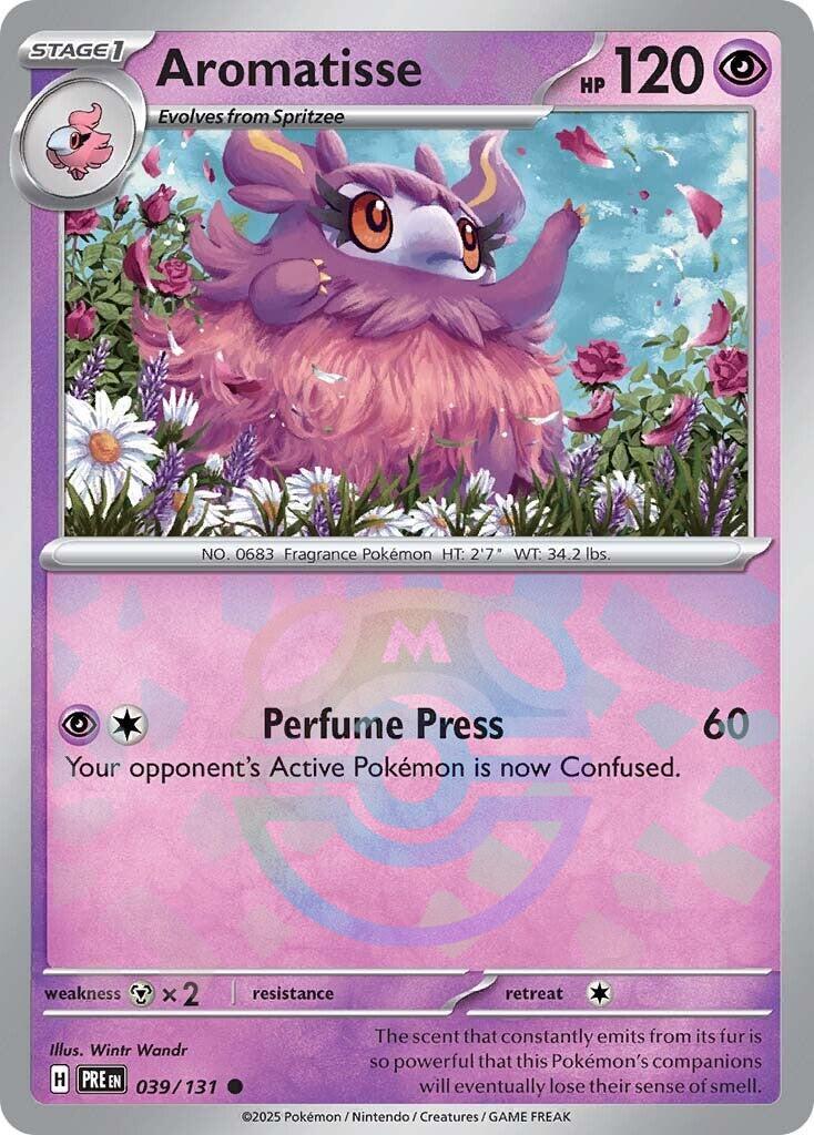 Aromatisse (039/131) (Master Ball Pattern) [Scarlet & Violet: Prismatic Evolutions] | Gear Gaming Fayetteville