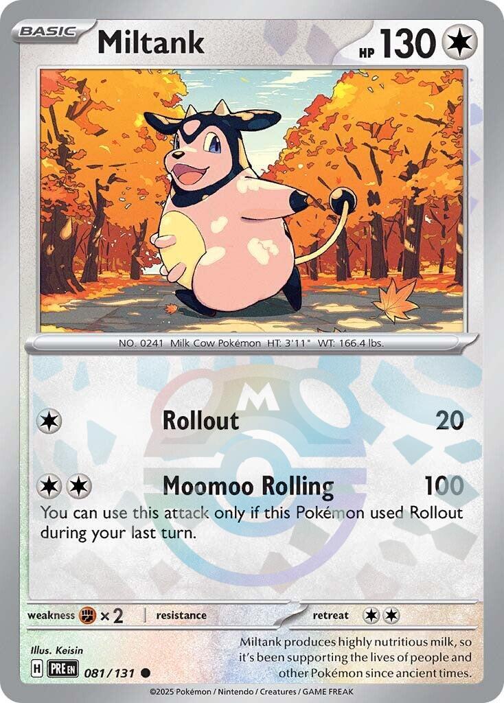 Miltank (081/131) (Master Ball Pattern) [Scarlet & Violet: Prismatic Evolutions] | Gear Gaming Fayetteville