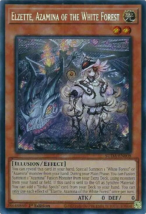 Elzette, Azamina of the White Forest [SUDA-EN008] Secret Rare | Gear Gaming Fayetteville
