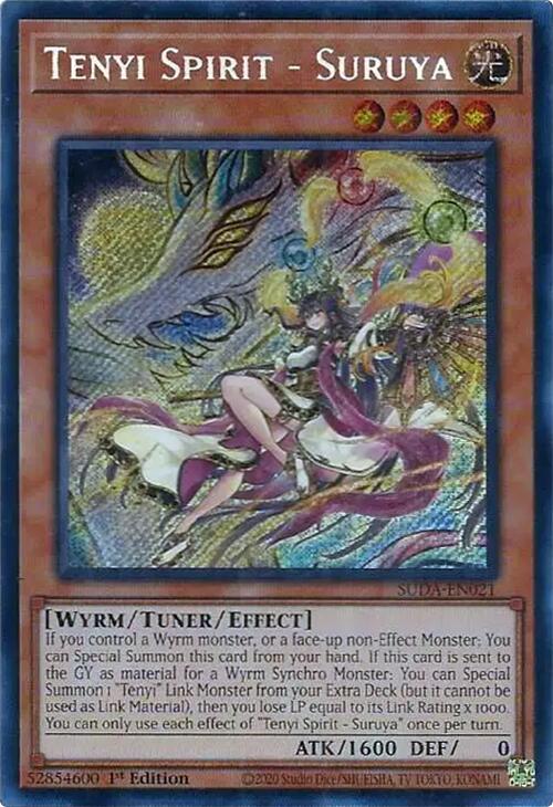 Tenyi Spirit - Suruya [SUDA-EN021] Secret Rare | Gear Gaming Fayetteville