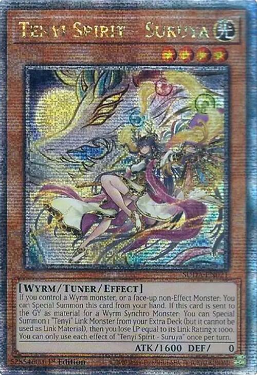 Tenyi Spirit - Suruya (Quarter Century Secret Rare) [SUDA-EN021] Quarter Century Secret Rare | Gear Gaming Fayetteville