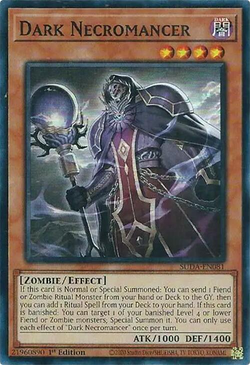 Dark Necromancer [SUDA-EN081] Super Rare | Gear Gaming Fayetteville