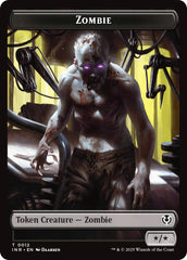 Zombie (0011) // Zombie (0012) Double-Sided Token [Innistrad Remastered Tokens] | Gear Gaming Fayetteville