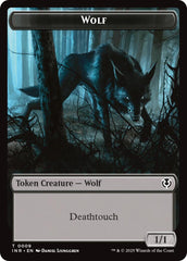 Wolf (0009) // Wolf (0018) Double-Sided Token [Innistrad Remastered Tokens] | Gear Gaming Fayetteville