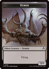 Demon // Human Cleric Double-Sided Token [Innistrad Remastered Tokens] | Gear Gaming Fayetteville