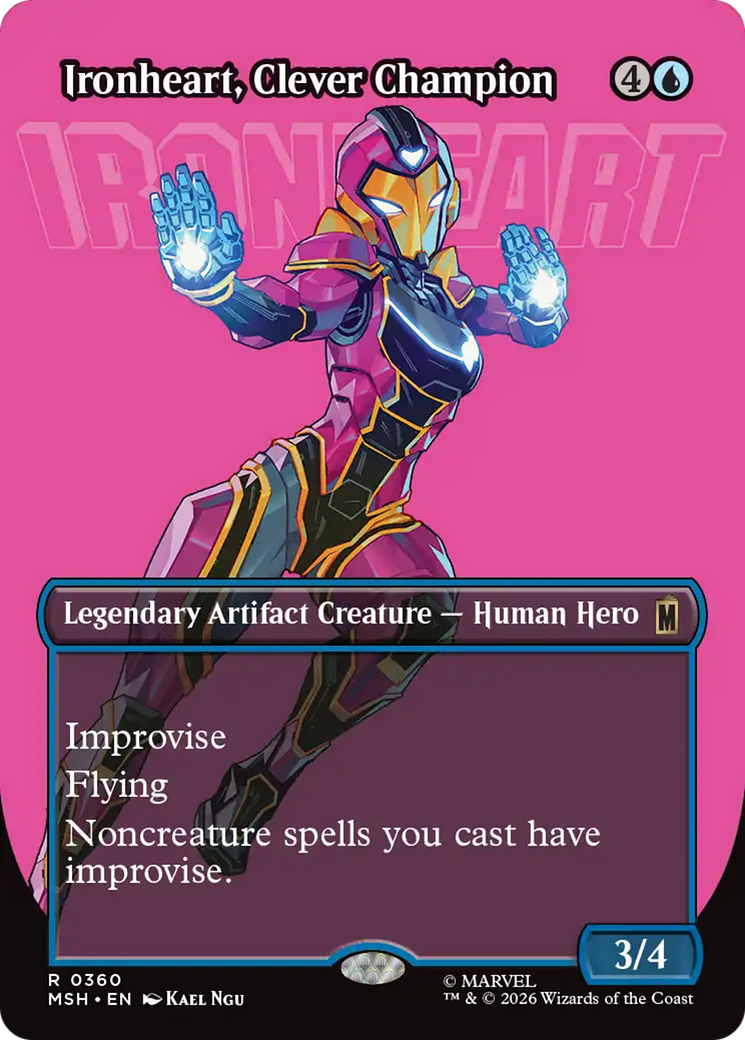 Ironheart, Clever Champion (Borderless) [Marvel Super Heroes] | Gear Gaming Fayetteville