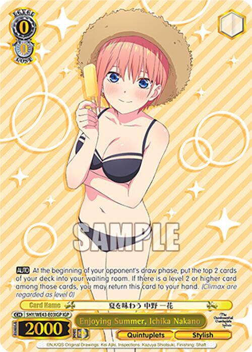 Enjoying Summer, Ichika Nakano (IGP) - [The Quintessential Quintuplets Specials Premium Booster] | Gear Gaming Fayetteville