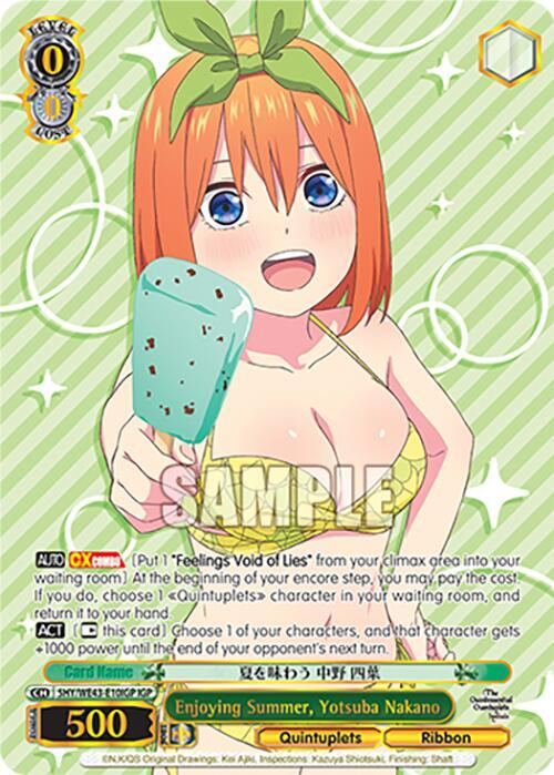 Enjoying Summer, Yotsuba Nakano (IGP) - [The Quintessential Quintuplets Specials Premium Booster] | Gear Gaming Fayetteville