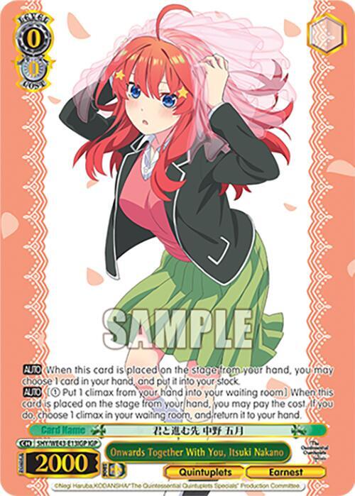 Onwards Together With You, Itsuki Nakano (IGP) - [The Quintessential Quintuplets Specials Premium Booster] | Gear Gaming Fayetteville