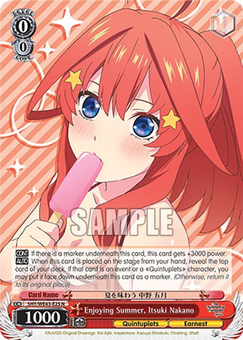 Enjoying Summer, Itsuki Nakano - [The Quintessential Quintuplets Specials Premium Booster] | Gear Gaming Fayetteville