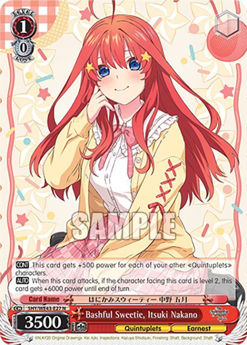 Bashful Sweetie, Itsuki Nakano - [The Quintessential Quintuplets Specials Premium Booster] | Gear Gaming Fayetteville