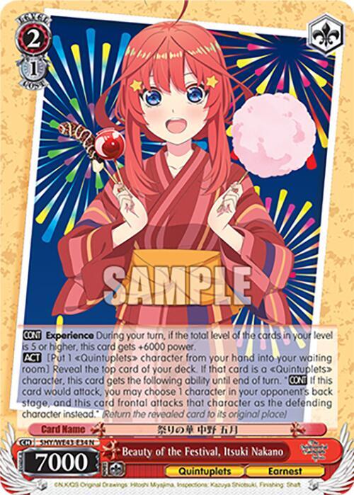 Beauty of the Festival, Itsuki Nakano - [The Quintessential Quintuplets Specials Premium Booster] | Gear Gaming Fayetteville