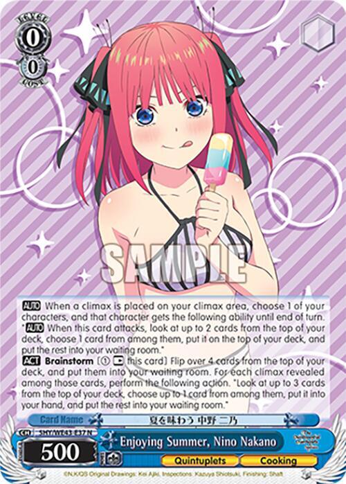 Enjoying Summer, Nino Nakano - [The Quintessential Quintuplets Specials Premium Booster] | Gear Gaming Fayetteville