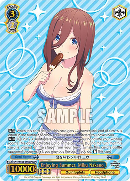 Enjoying Summer, Miku Nakano (IGP) - [The Quintessential Quintuplets Specials Premium Booster] | Gear Gaming Fayetteville