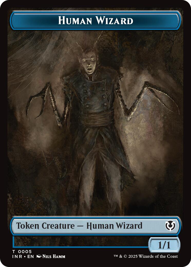 Human Wizard // Emblem - Jace, Unraveler of Secrets Double-Sided Token [Innistrad Remastered Tokens] | Gear Gaming Fayetteville