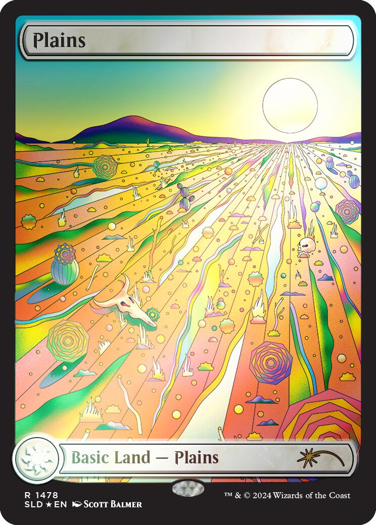Plains (1478) (Rainbow Foil) [Secret Lair Drop Series] | Gear Gaming Fayetteville