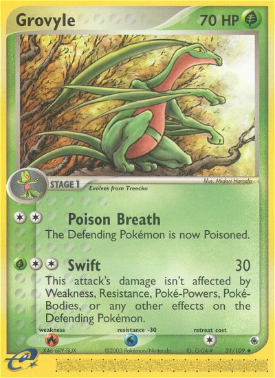 Grovyle (31/109) [EX: Ruby & Sapphire] | Gear Gaming Fayetteville