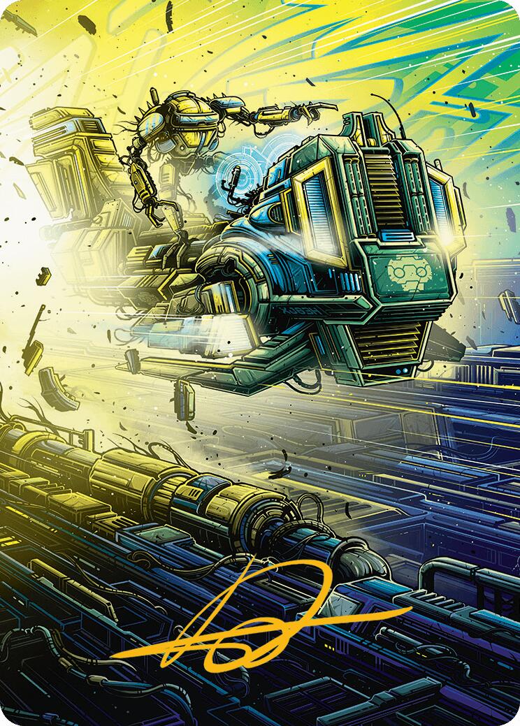 Guidelight Pathmaker Art Card (Gold-Stamped Signature) [Aetherdrift Art Series] | Gear Gaming Fayetteville