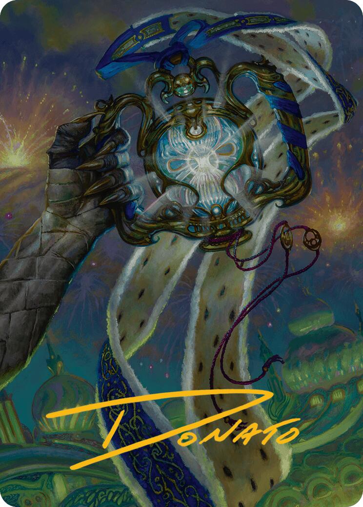 The Aetherspark Art Card (Gold-Stamped Signature) [Aetherdrift Art Series] | Gear Gaming Fayetteville