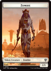 Champion of Wits // Zombie (0003) Double-Sided Token [Aetherdrift Tokens] | Gear Gaming Fayetteville