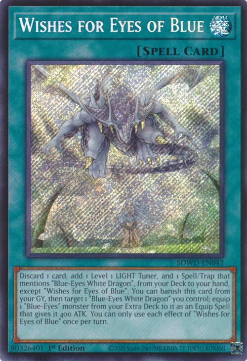 Wishes for Eyes of Blue (Secret Rare) [SDWD-EN042] Secret Rare | Gear Gaming Fayetteville